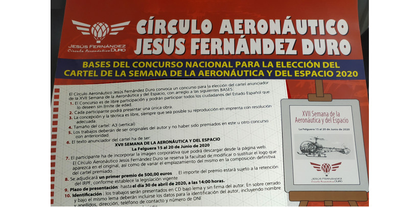 Convocado el concurso nacional de cartel anunciador Semana Aeronautica